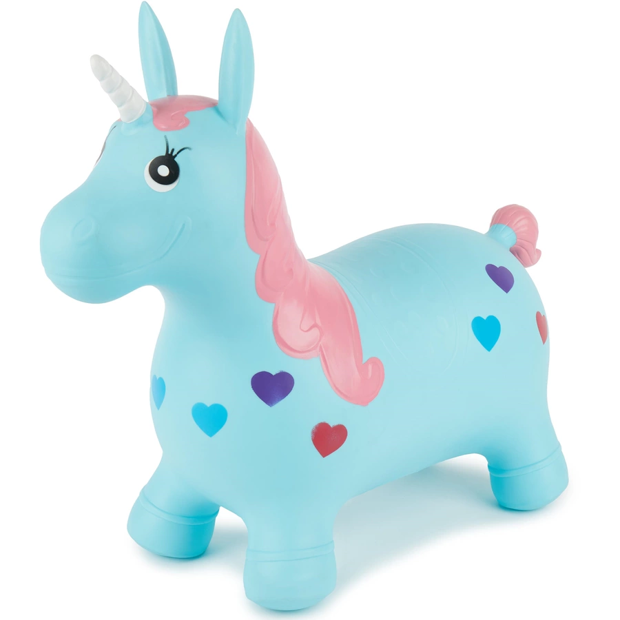 bieco Hüpfpferd Einhorn aufblasbar