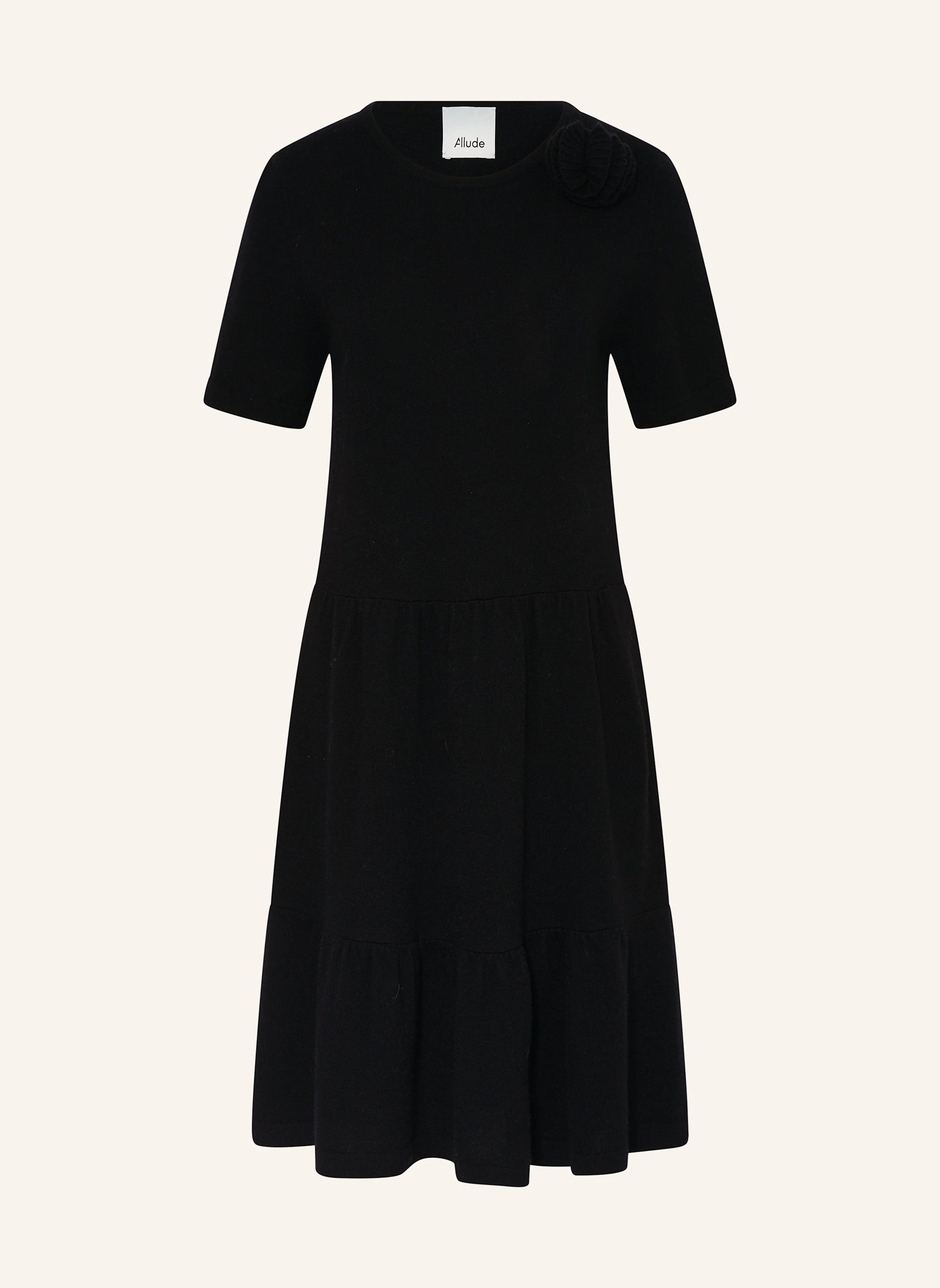 ALLUDE Strickkleid mit Cashmere