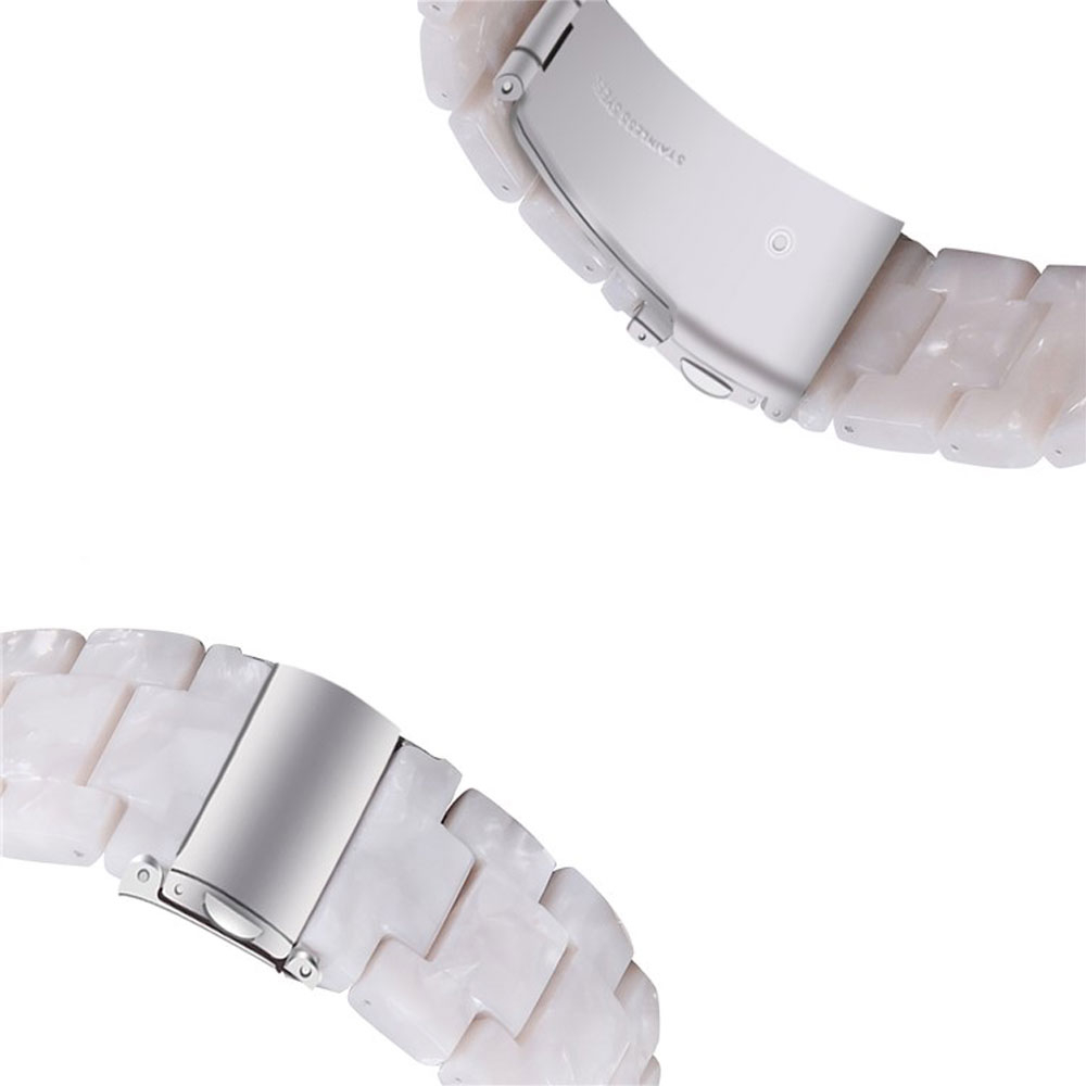 Samsung Galaxy Watch 3 (45mm) Sense Resin Armband (Gelenkumfang: 145-200mm) - Weiss