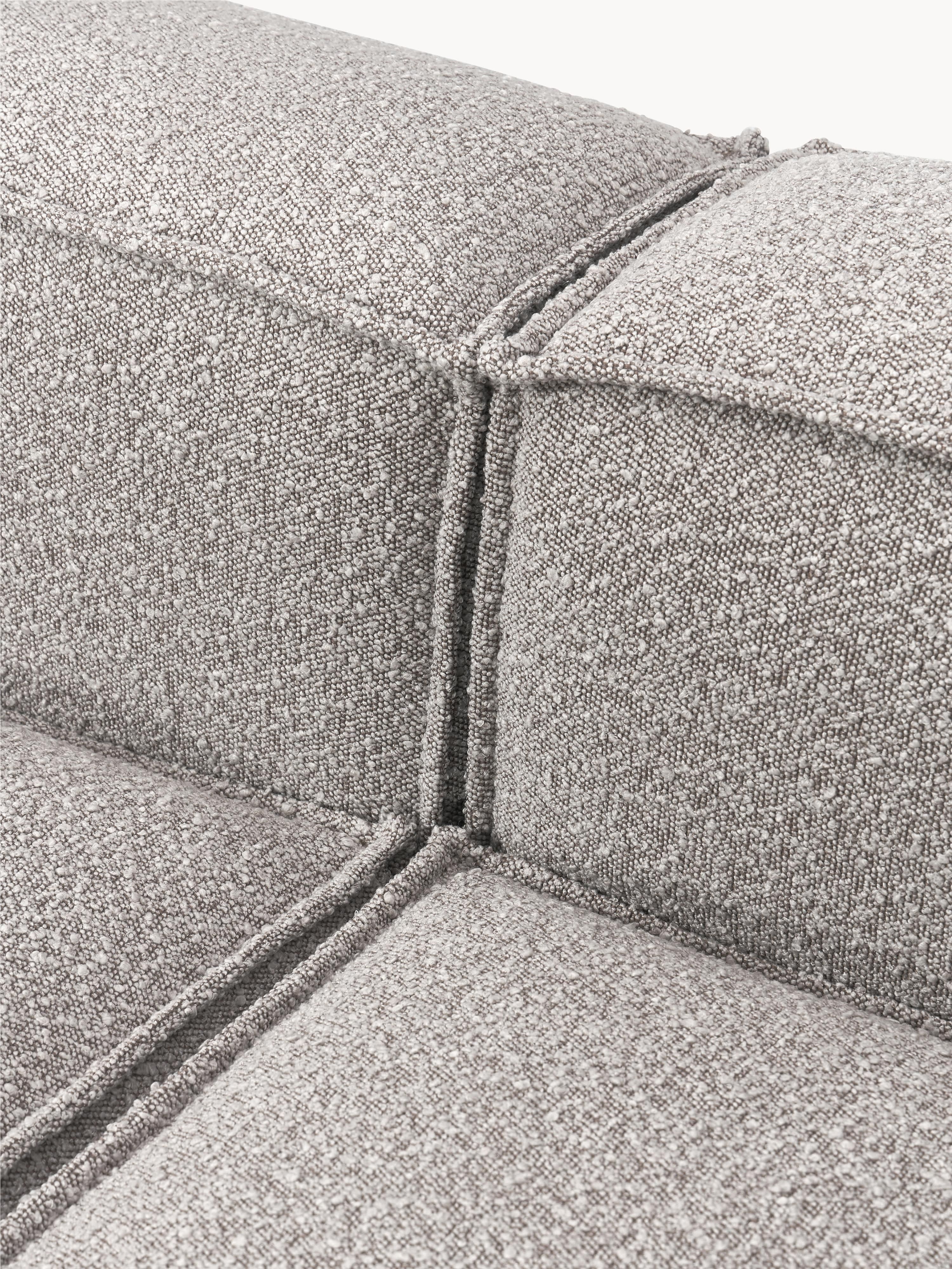 Modulaire chaise longue Lennon van bouclé