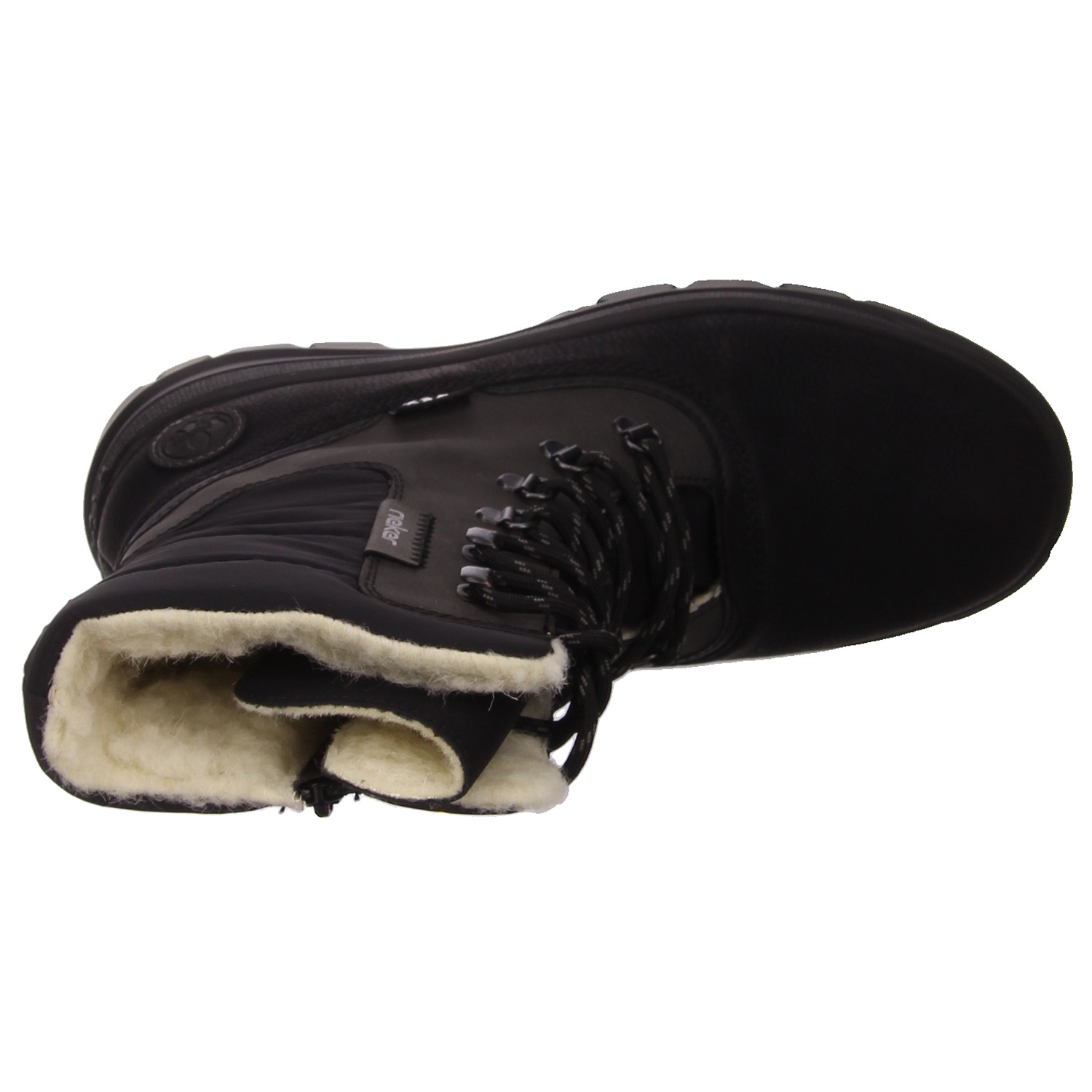Rieker Schnürstiefel schwarz schwarz