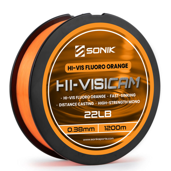 Nylon Sonik Hi-Visicam Orange 1200m