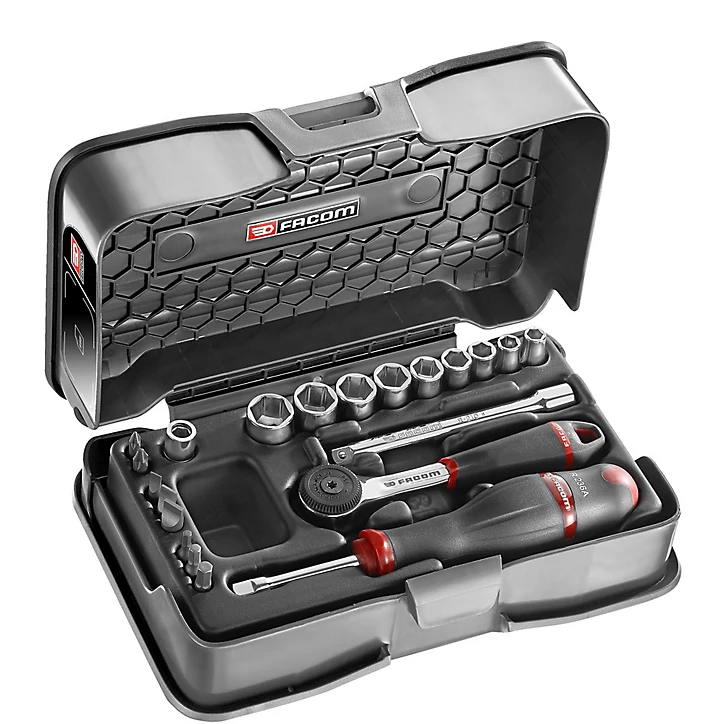Coffret de serrage vissage Facom 1/4, 21 pièces