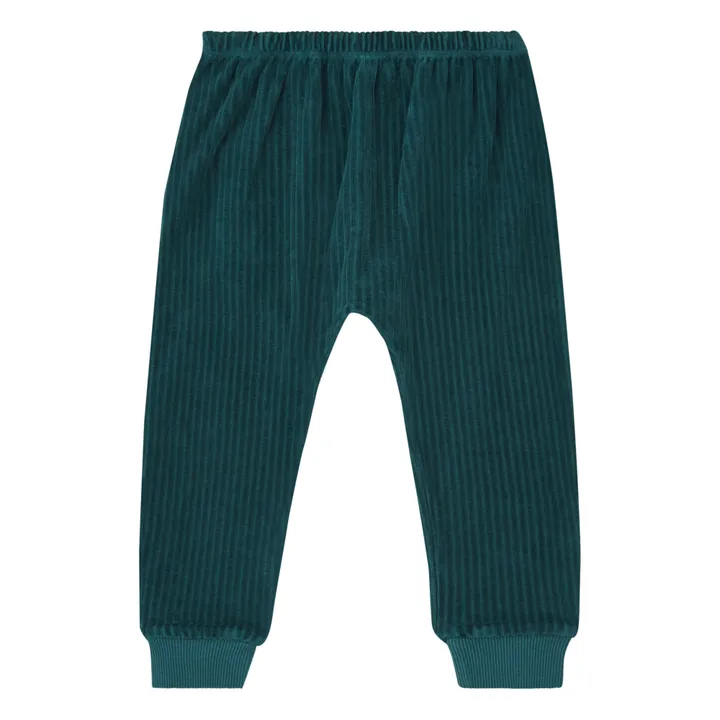 GOLD, Olalala Jogger Coton Bio Velours Côtelé Tayri | Vert sapin