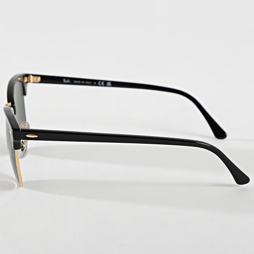 Lunettes De Soleil Clubmaster RB3016 Vert Doré Noir