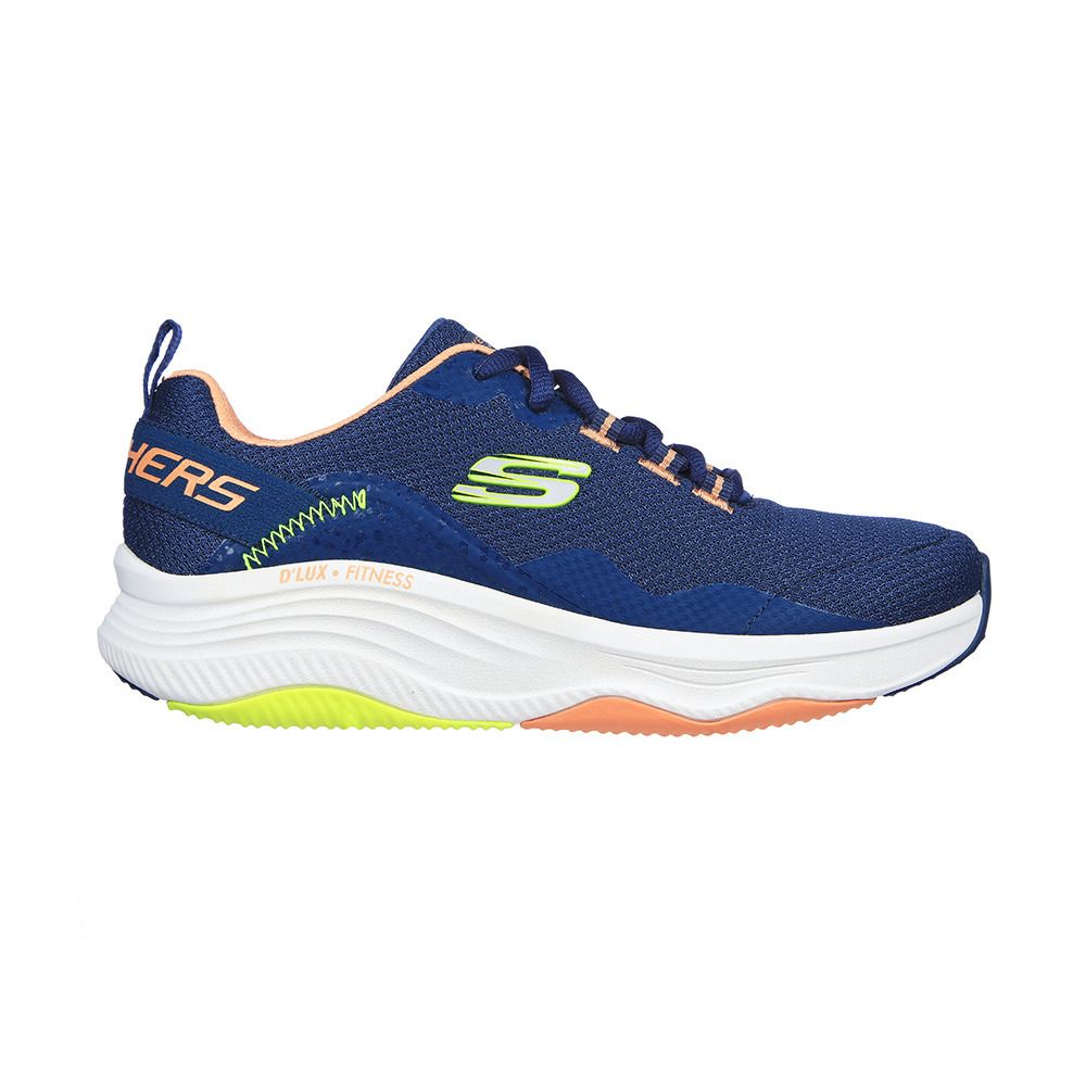Skechers D'LUX FITNESS ROAM FREE - Chaussures fitness Femme navy/mint