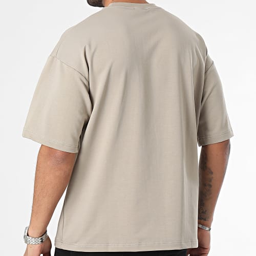 Tee Shirt Oversize Beige Taupe