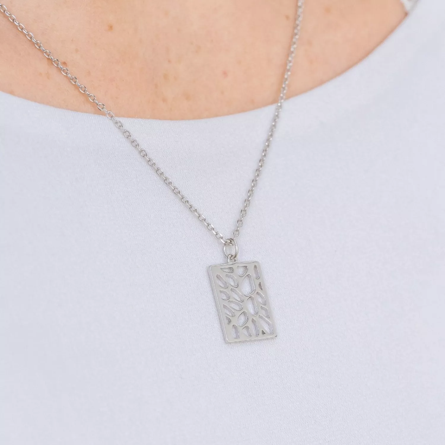 Schultz Jasmin Halskæde Copper Silverplated DU-719049-S