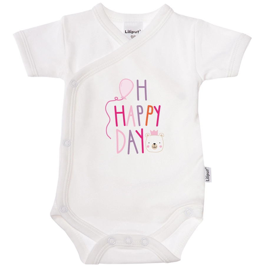 Liliput Wickelbody weiss-rosa