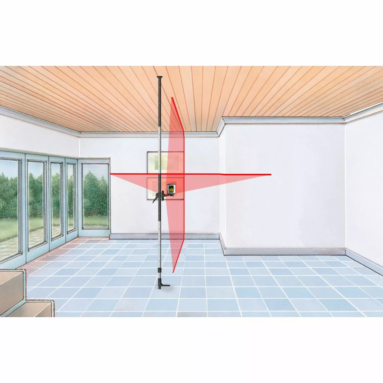 Laserliner 090.122A Telescoopstatief Telepod Plus - 330cm