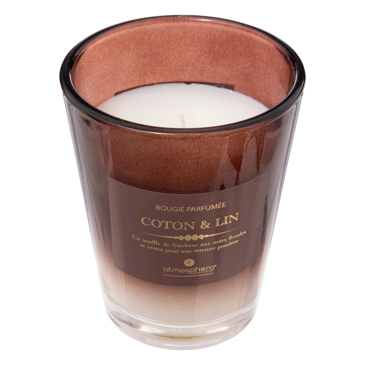 BOUGIE PARFUMEE VERRE ALMA COTON 270G