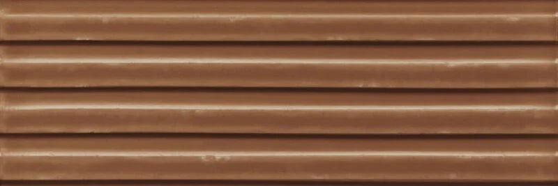 Tegelsample: Jabo Gare wandtegel terracotta glans 10x30.5cm