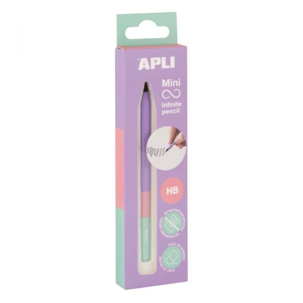Apli Lápis infinito Mini HB Malva 19963
