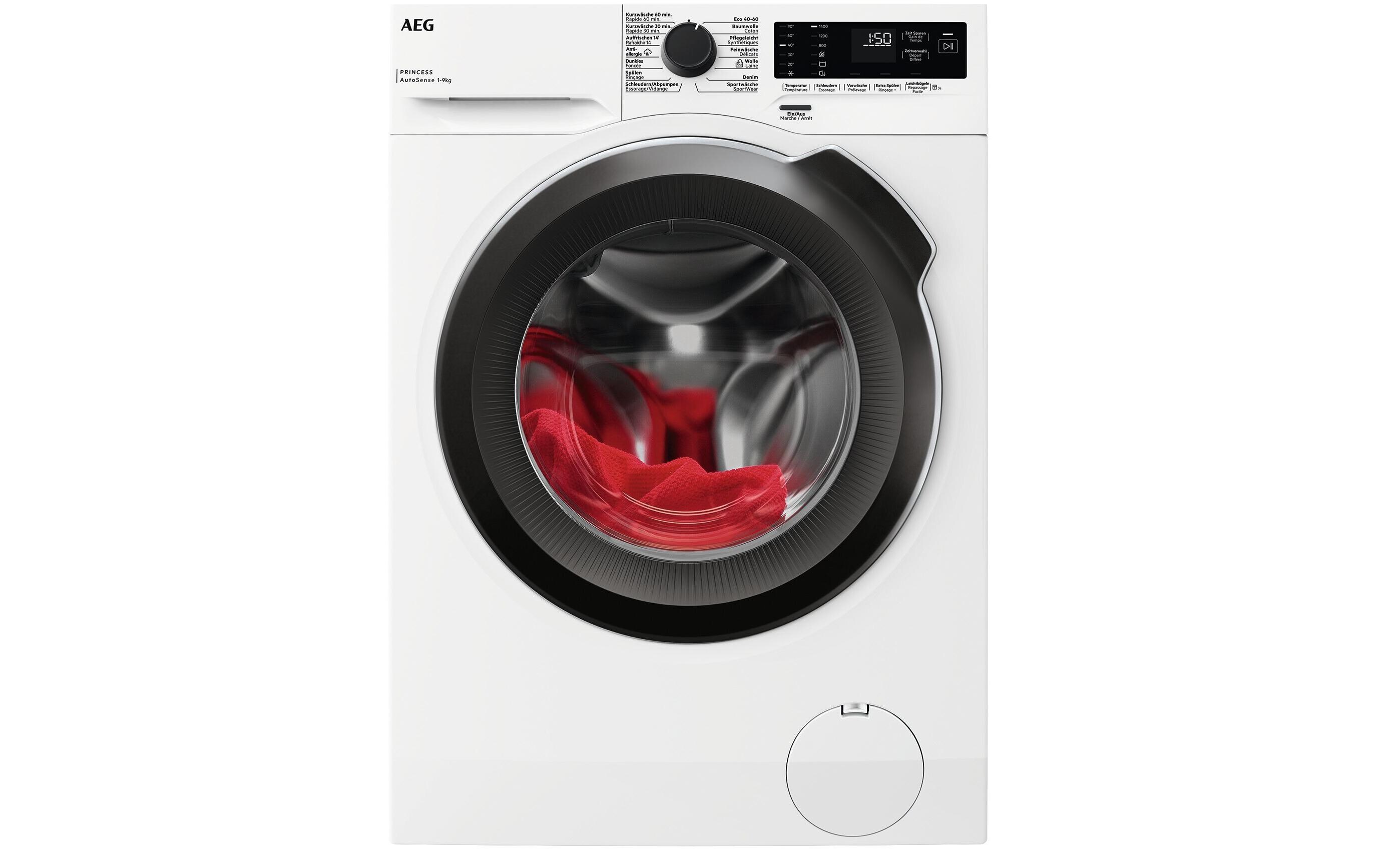 Waschmaschine AWF9410 Links<br>Frontlader mit 9 kg Ladekapazität