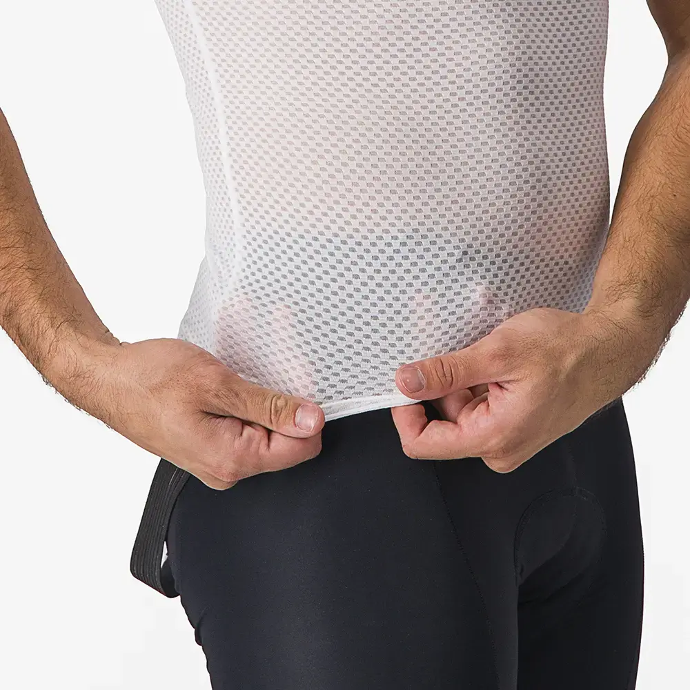Castelli Pro Mesh 2.0 Ondershirt Korte Mouwen Wit Heren