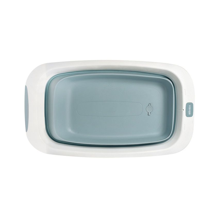 Baignoire pliable Eazy Pop Camélé'O Bleu Baltique - Ecru