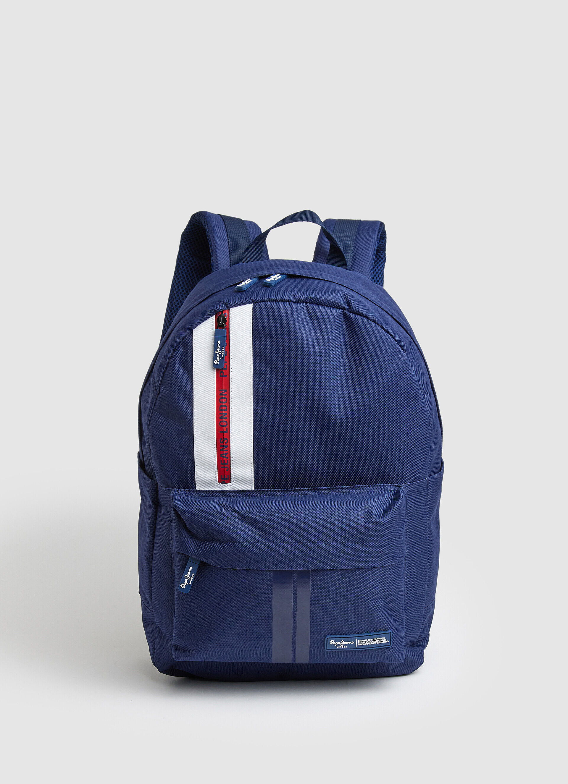 Mochila com detalhes forrados - Jarman Azul, tamanho único