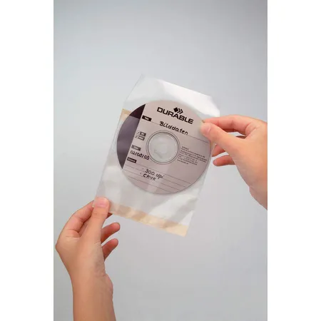 Durable selbstklebende CD-Hülle CD-DVD Fix, transparent