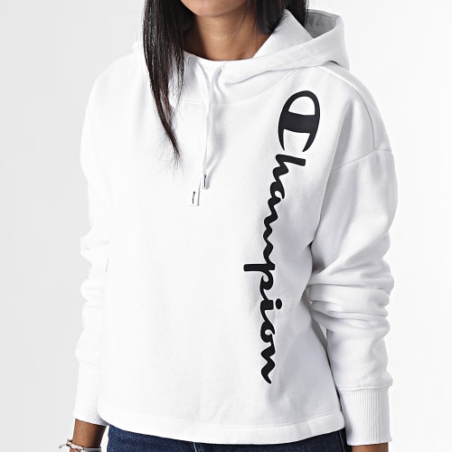 Sweat Capuche Femme 115389 Blanc