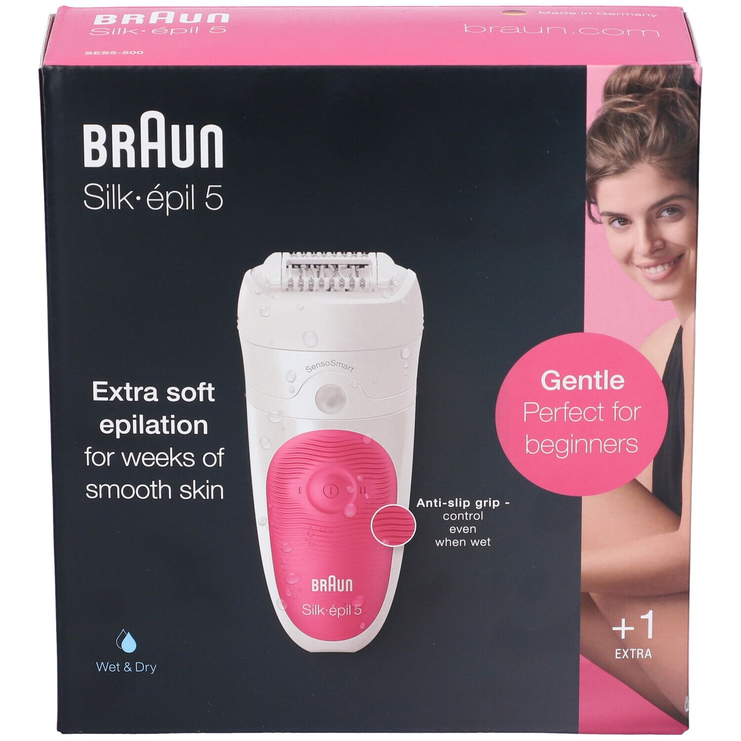 Braun Silk-épil 5-500 SensoSmartTM Epilierer Epiliergerät