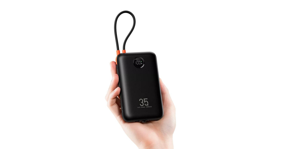 VEGERK2 powerbank 20.000 mAh  (Zwart/oranje)