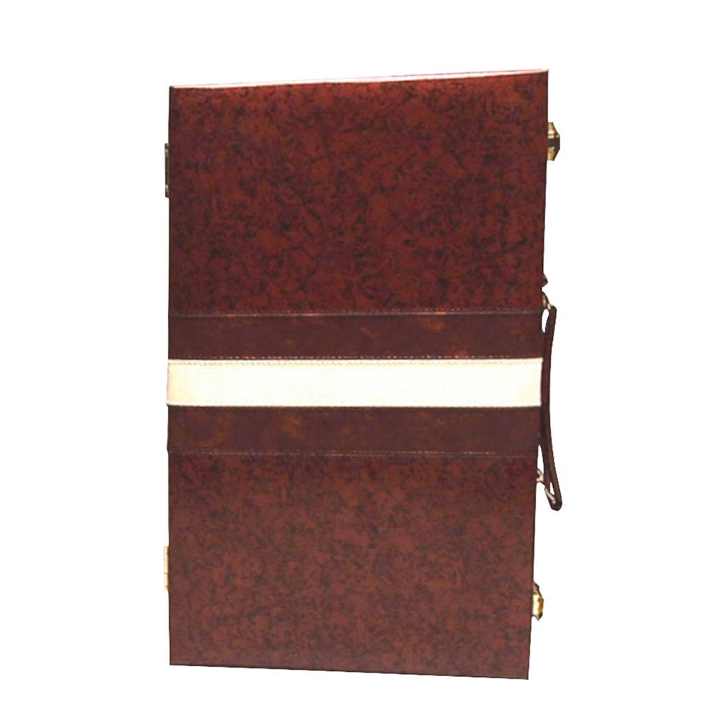 Backgammon bruin 38 x 48 cm Buffalo backgammon Piping bruin 46 x 28 cm