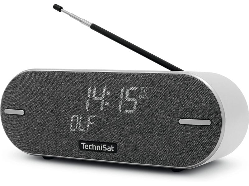 Technisat DAB  Radio DigitRadio BT 2 Weiss Portables DAB  Digitalradio mit Bluetooth