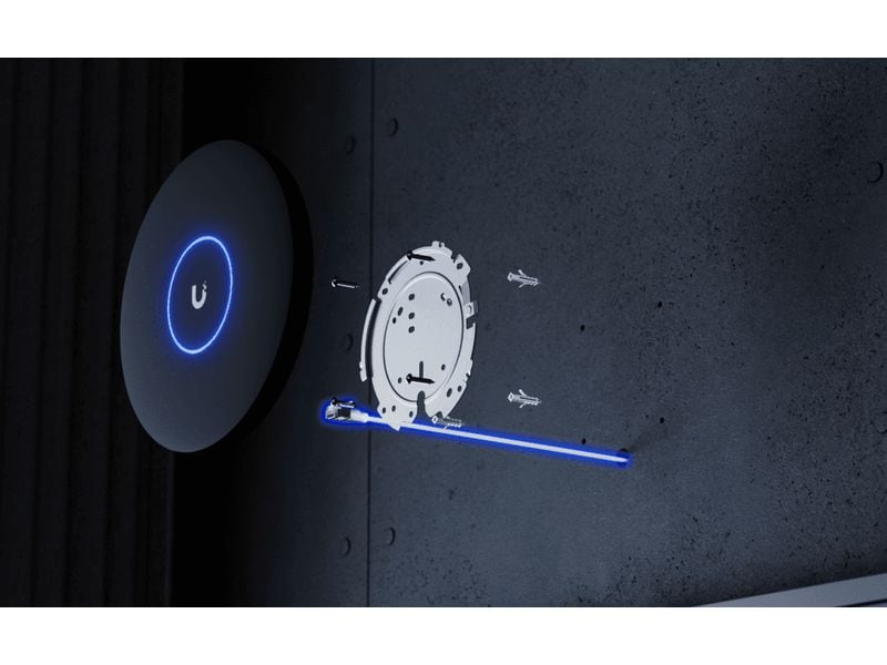 Ubiquiti Access Point Unifi U7 Pro XG Schwarz An der Decke montierter 6-Stream WiFi 7 AP mit 10/5/2.5/1 GbE-Unterstützung