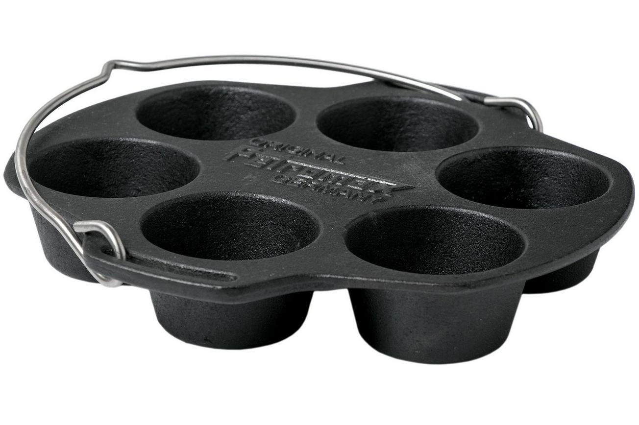 Petromax MF6 gietijzeren muffinpan