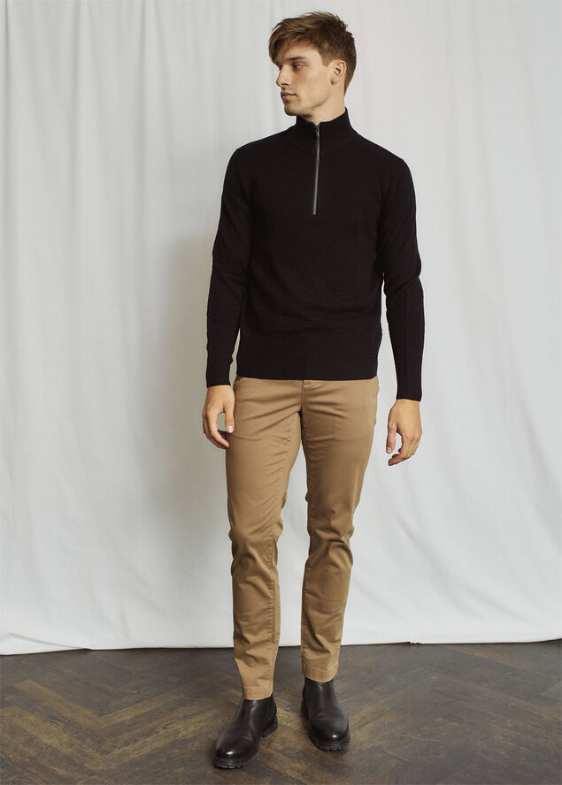 Bruun & Stengade BS Innes Regular Fit Knitwear Black