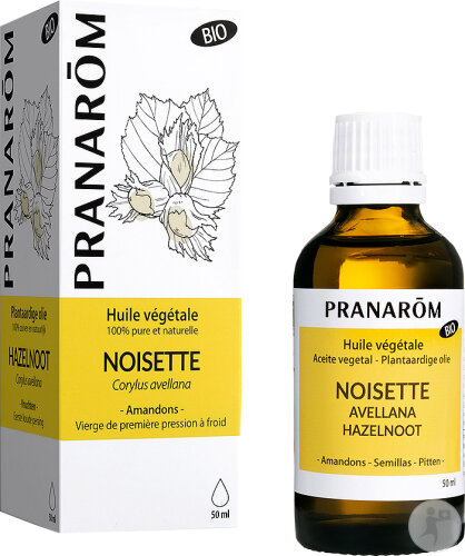 Pranarôm Noisette Huile Végétale Bio 50ml