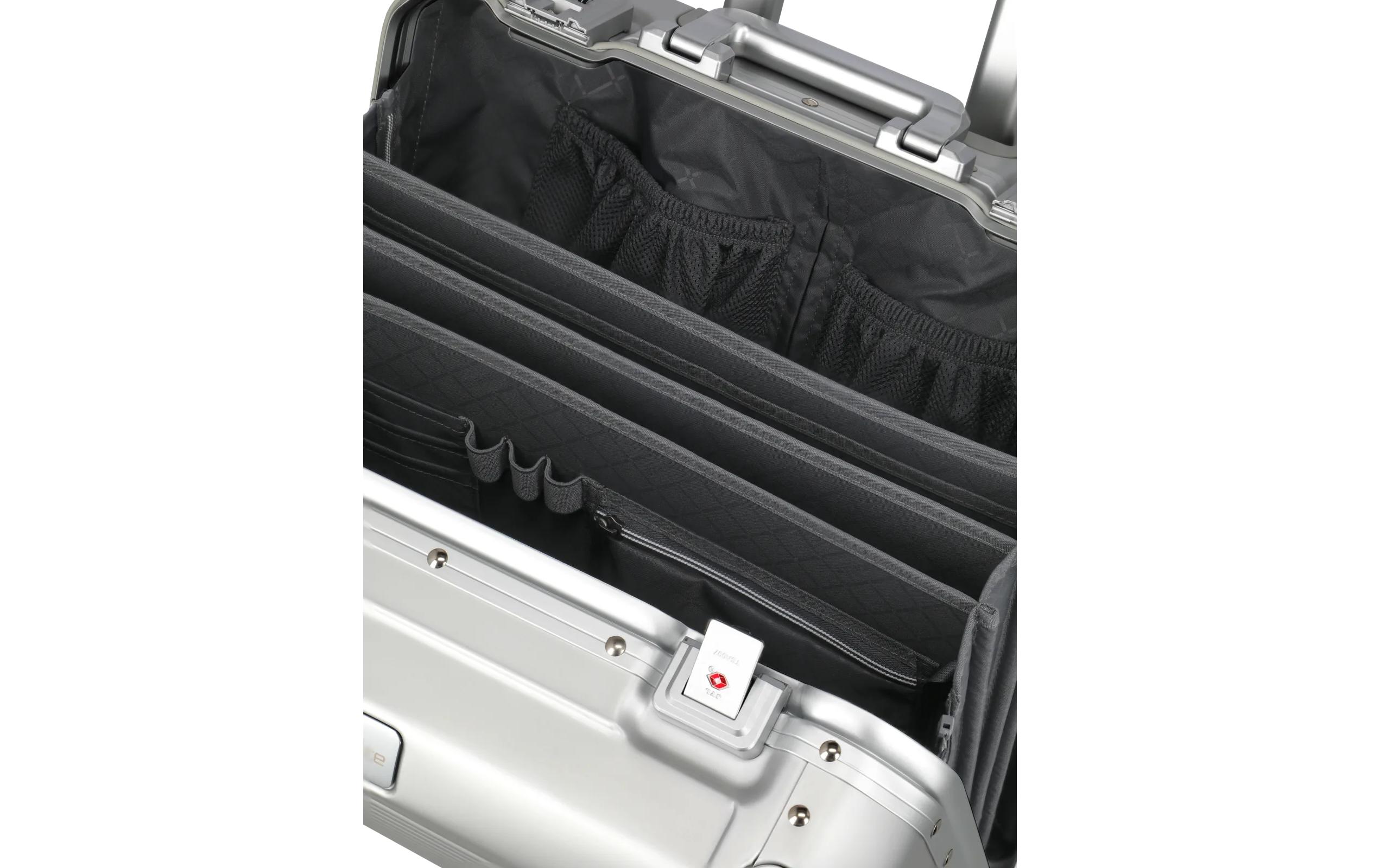 Next Businesswheeler 4-Rollen Silber<br>Reisekoffer