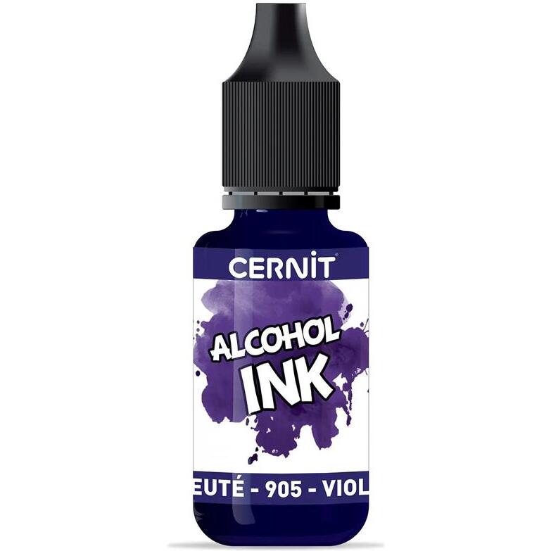 Cernit encre à l'alcool 20 ml Violet bleuté - Violet bleuté