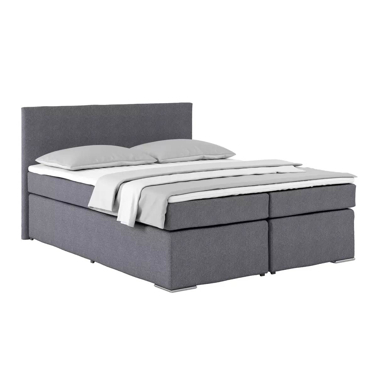 Boxspringbett Nero 160 x 200 Dunkelgrau