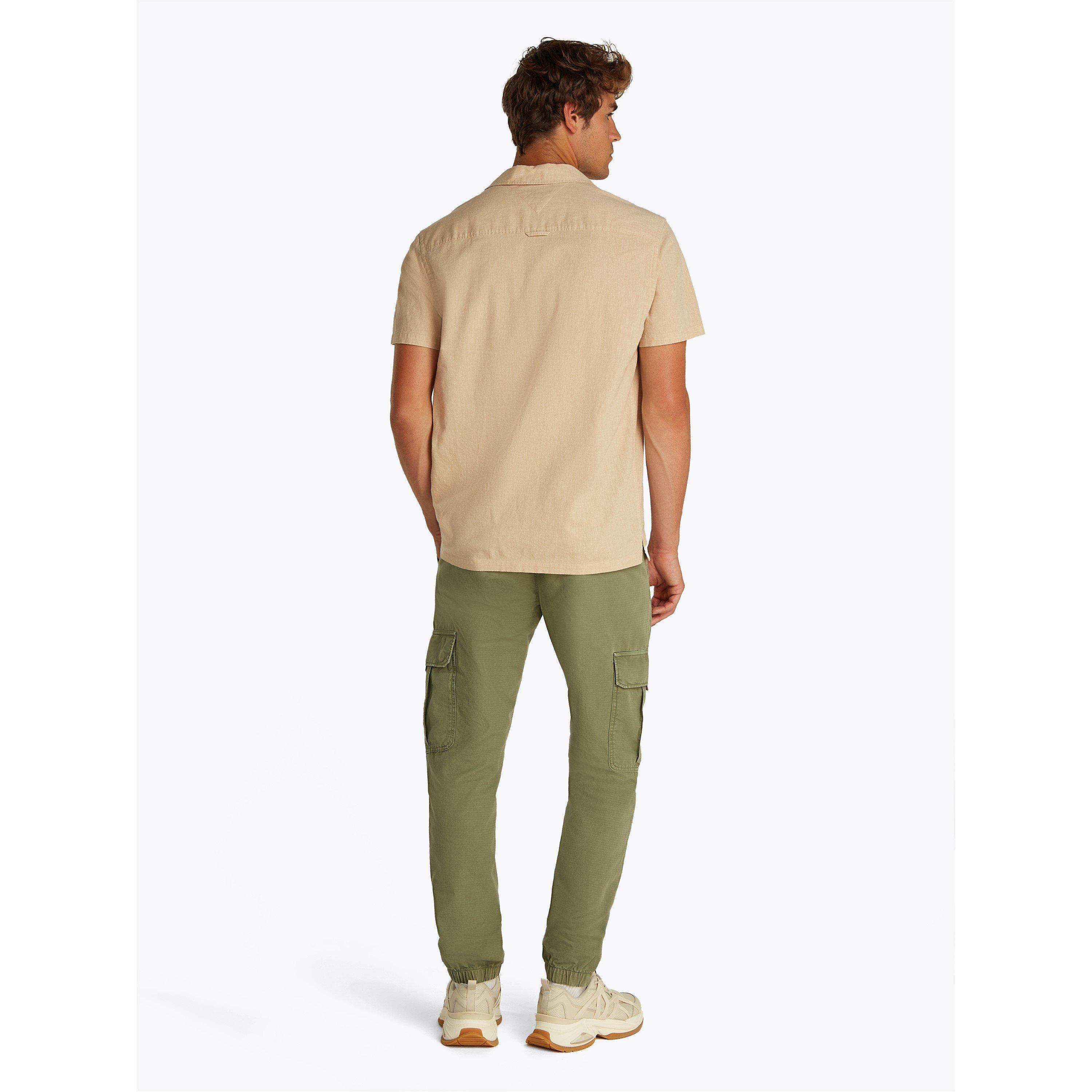 Tommy Jeans TJM LINEN BLEND CAMP SS EXT