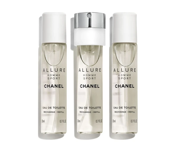 CHANEL ALLURE HOMME SPORT Twist and spray set de recharges – eau de toilette