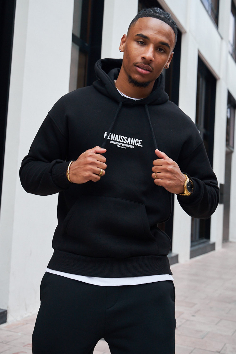 Sweat à capuche noir 