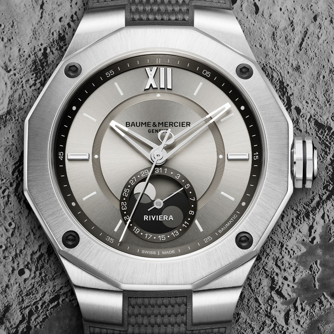 Baume et Mercier Riviera 10681 Baumatic Mondphase Ø 43mm
