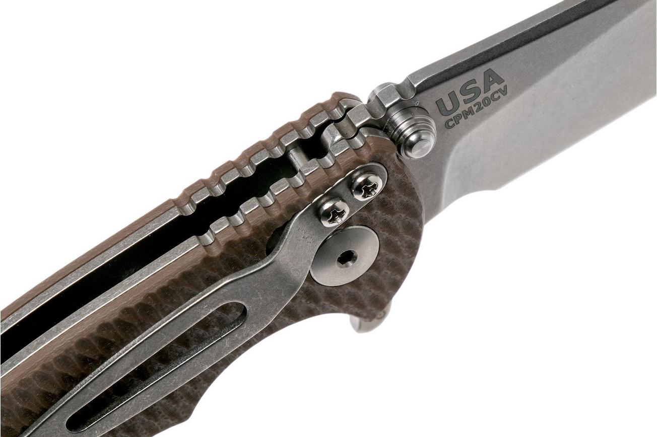 Rick Hinderer XM18 3” Skinny Slicer Linerlock, Flat Dark Earth G10 zakmes