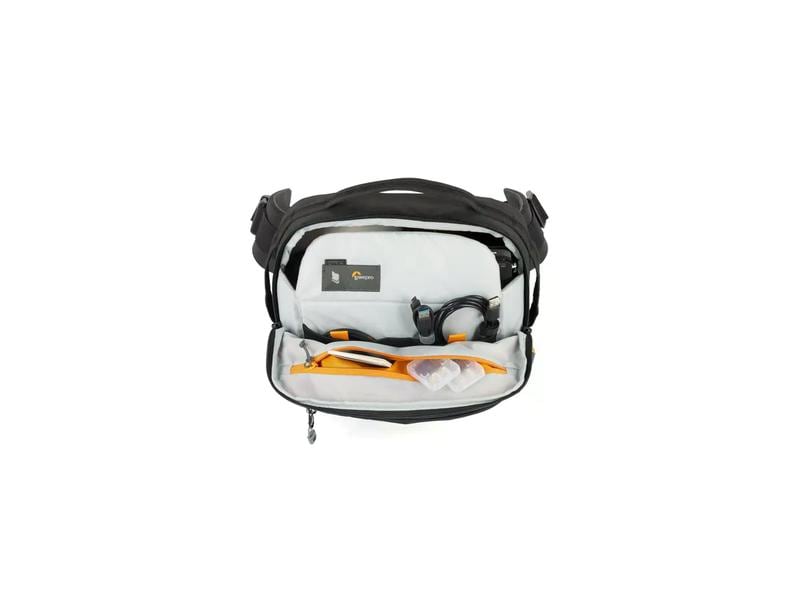 Lowepro Kamera-Tasche Trekker Lite SLX 120 Schwarz Fototasche für unterwegs aus recycelten Materialien