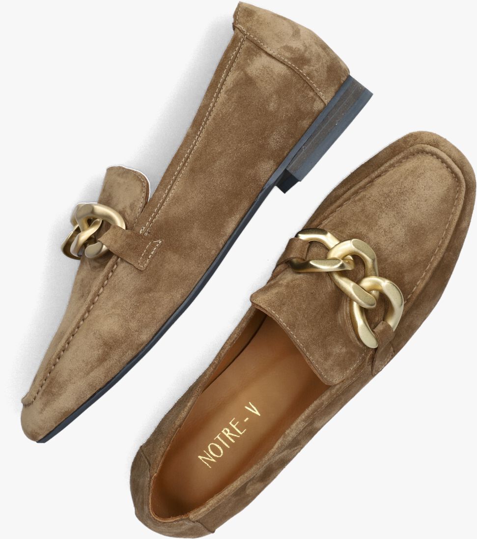 NOTRE-V cognac notre-v loafers 6114