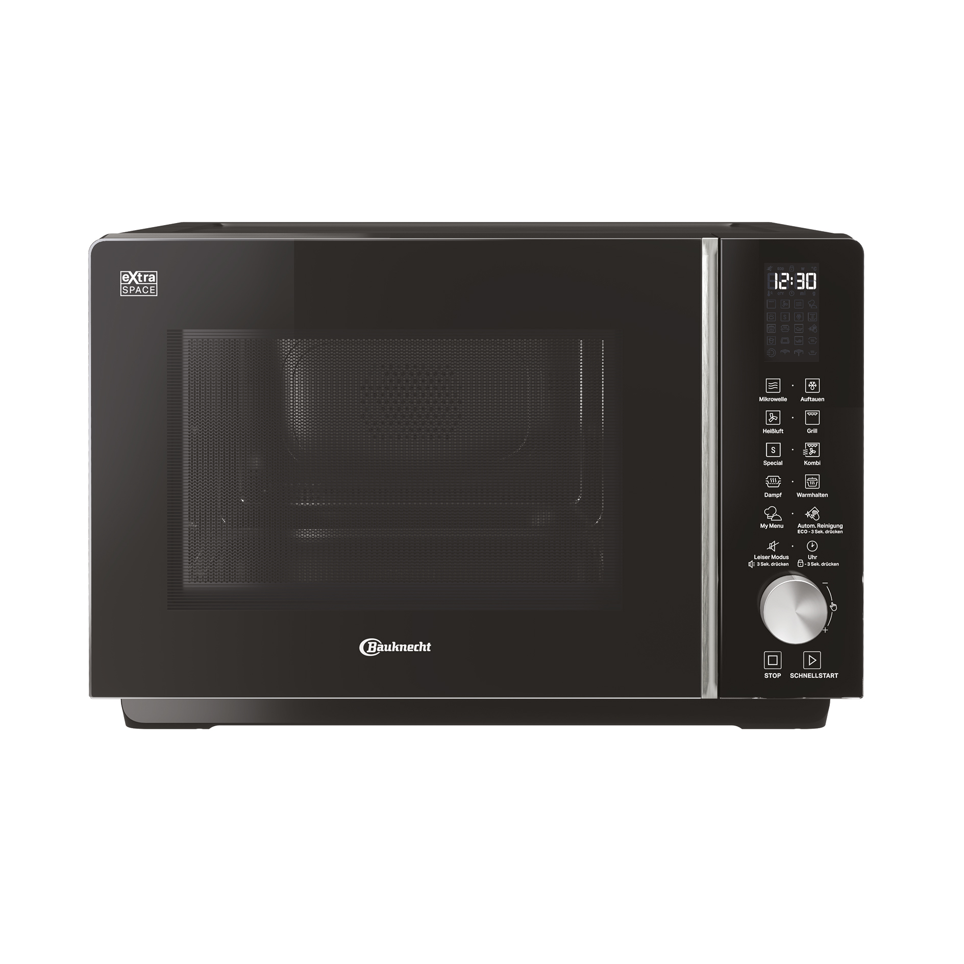 BAUKNECHT Mikrowelle MF 255 B - schwarz - 25 Liter