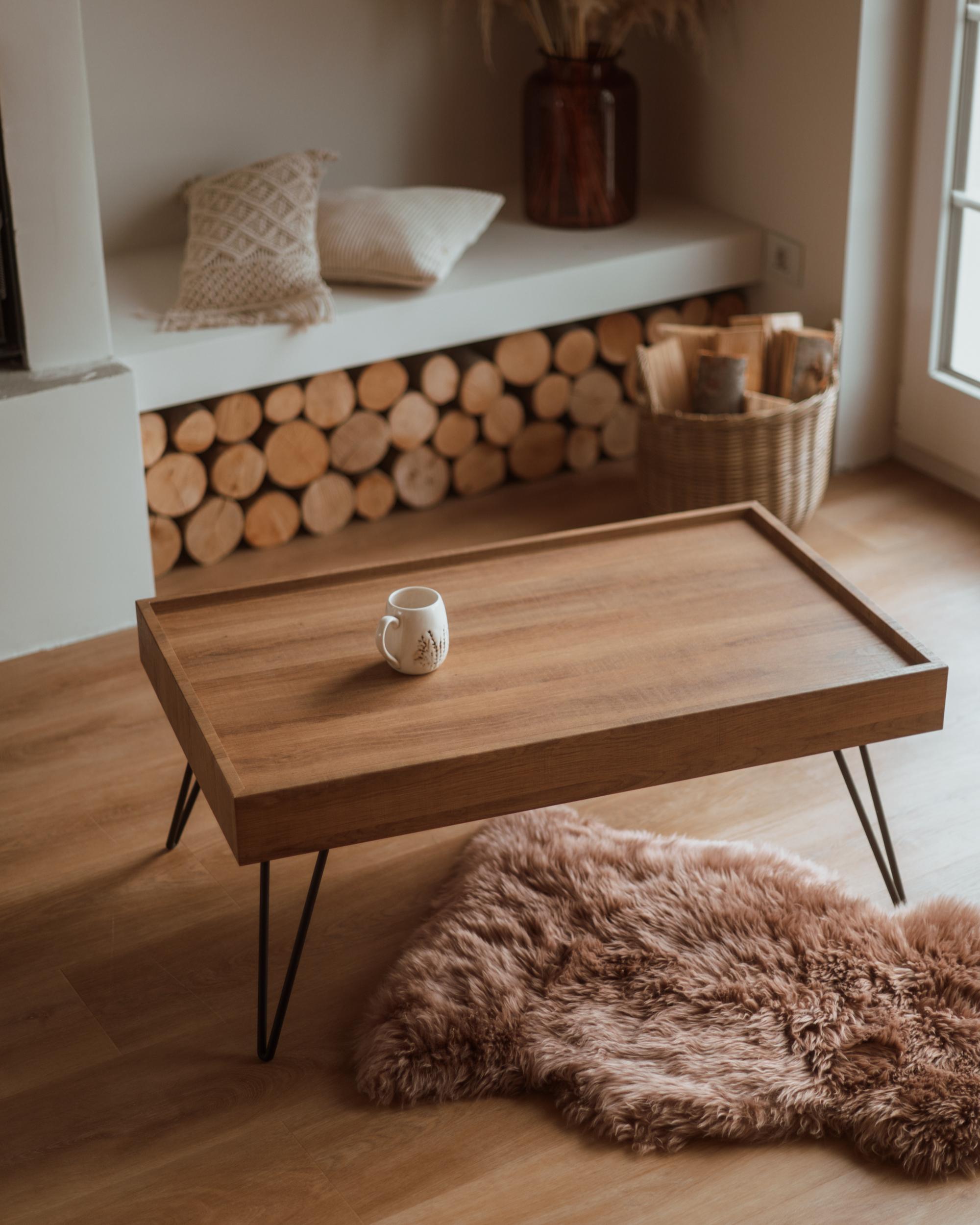 Salontafel WELTON Donkerbruin