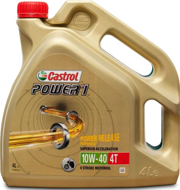 Castrol - Power 1 4T - Motorolie - Semi-Synthetisch - Viscositeit 90 cSt