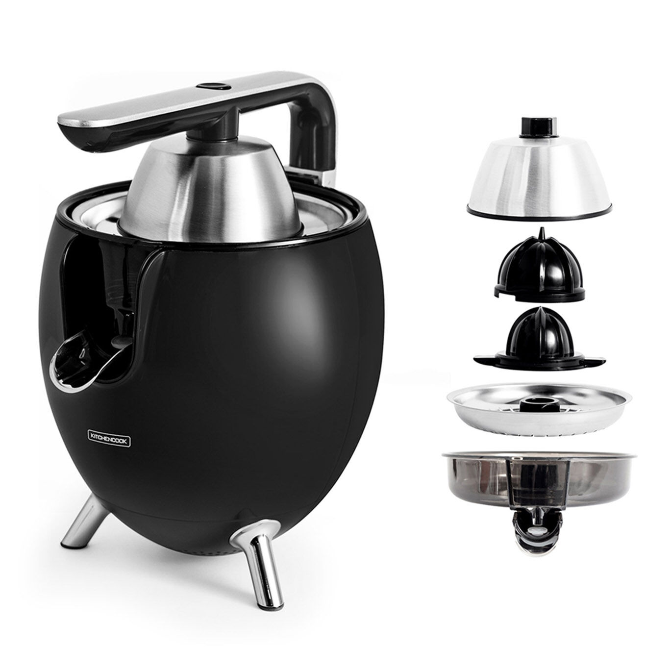Kitchencook Presse-Agrume électrique noir mat - 550 ml