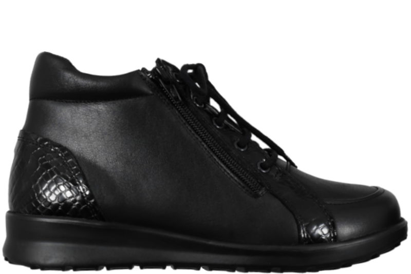 NEW FEET BOOT WITH LACE AND ZIPPER