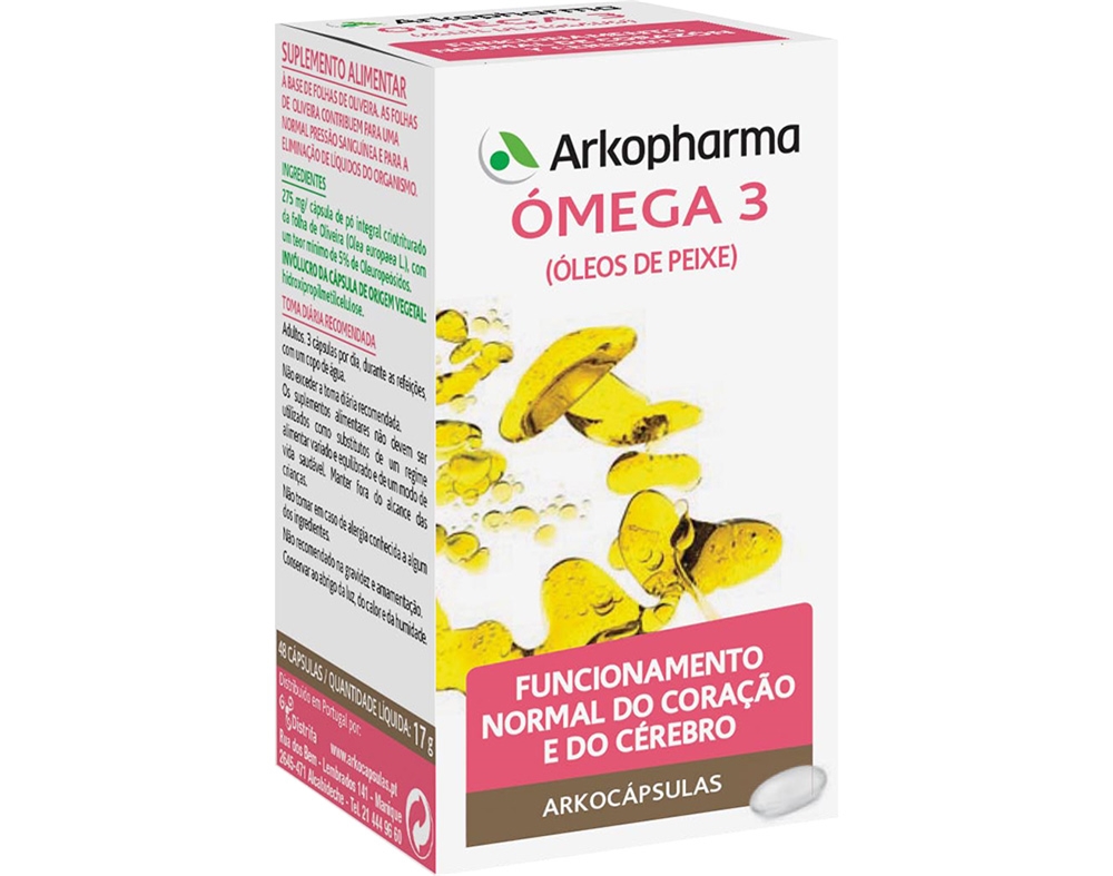 SUPLEMENTO ARKOPHARMA OMEGA 3 50 CAPSULAS