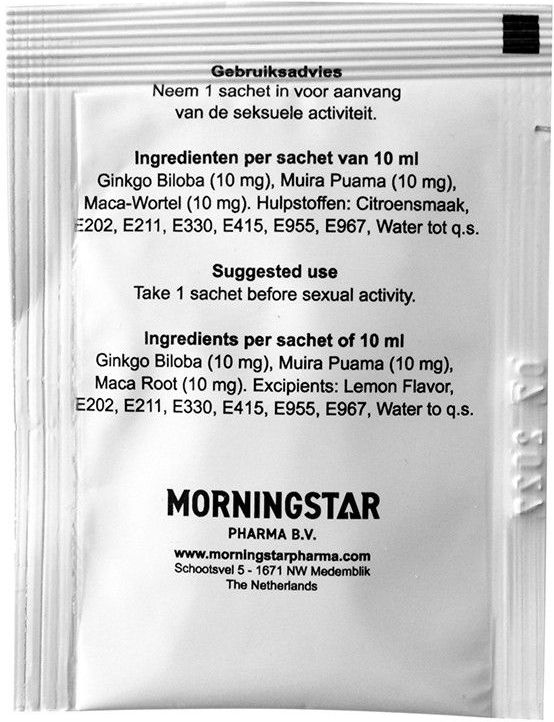 Crystal - Libido Jelly - Lustopwekker - 5 sachets