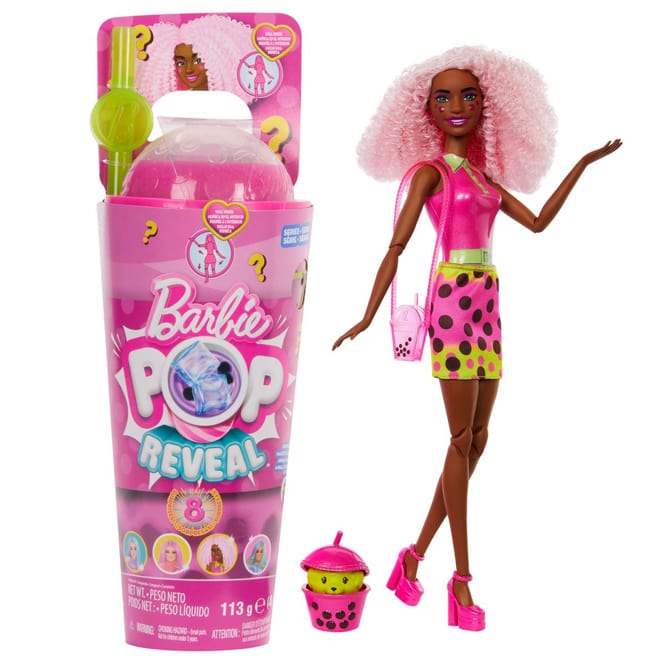 Barbie - Pop! Reveal - Bubble Tea - Berry Bliss - Puppe