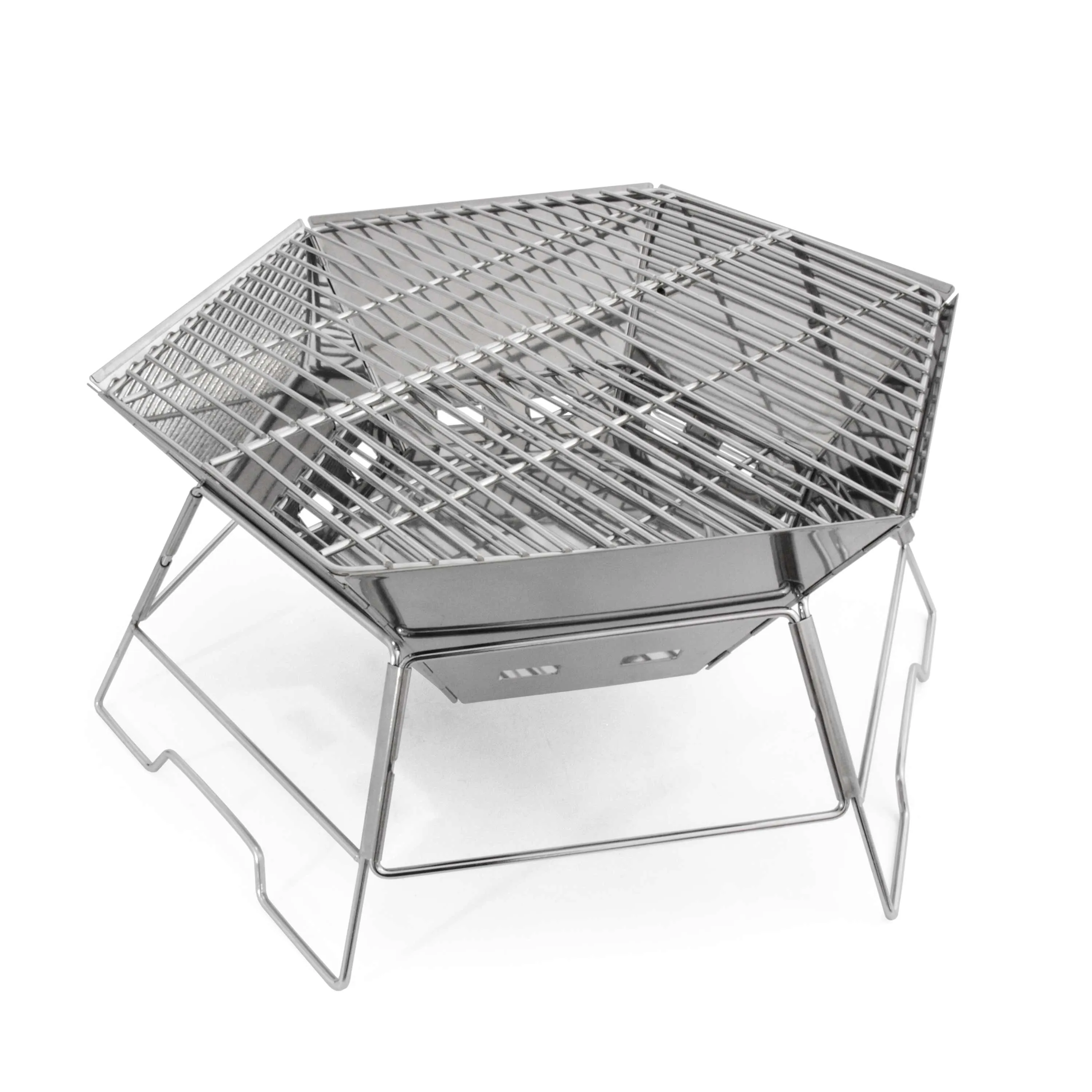 Origin Outdoors -  Origin Outdoors Feuerschale und Grill Hexagon